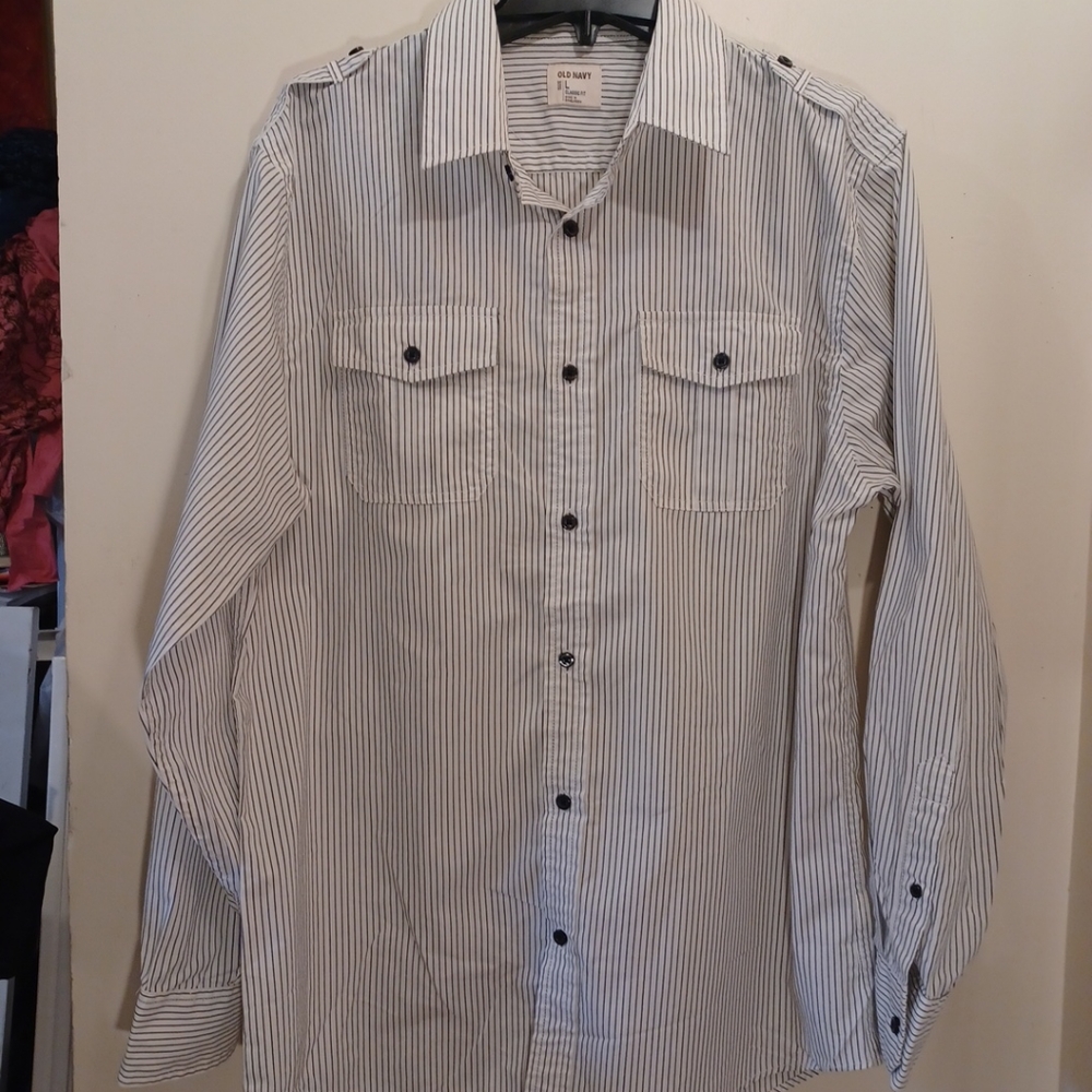 Old Navy Mens Shirt Large Classic Fit 44" Chest